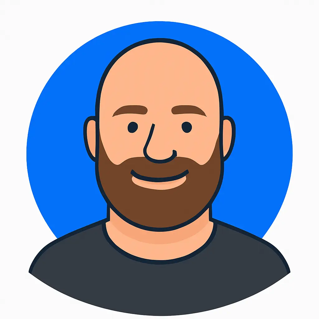 Portrait illustré du fondateur de GarbaCoding
